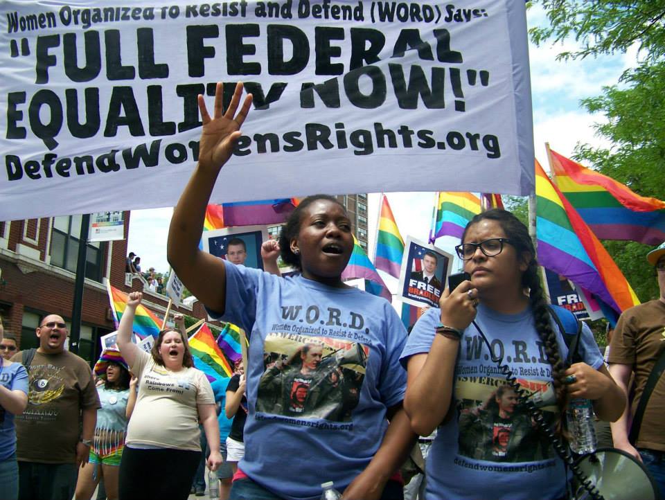 WORD marches for LGBTQ equality in Chicago.