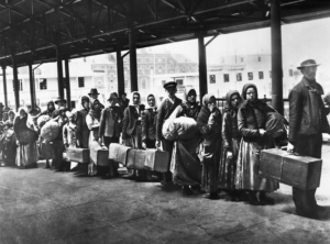European immigrants who entered through Ellis sland received better treatment than Mexican and Asian immigrants.