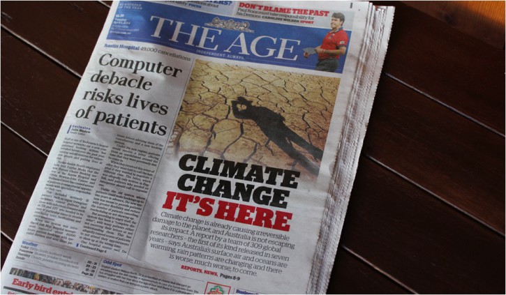 Climate change news