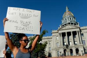 Black Lives Matter protest in Denver