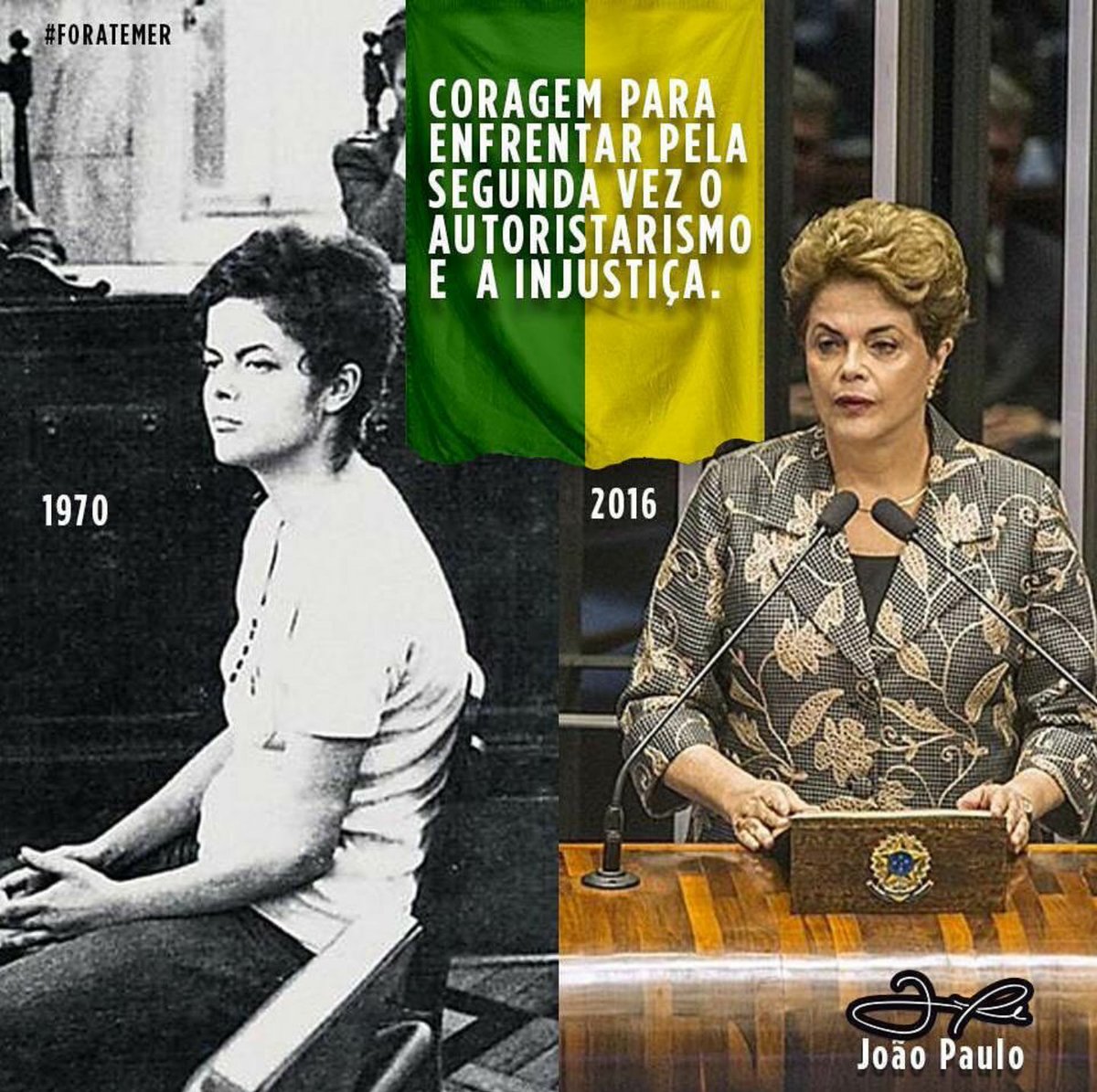 Dilma trials - 1970 and 2016