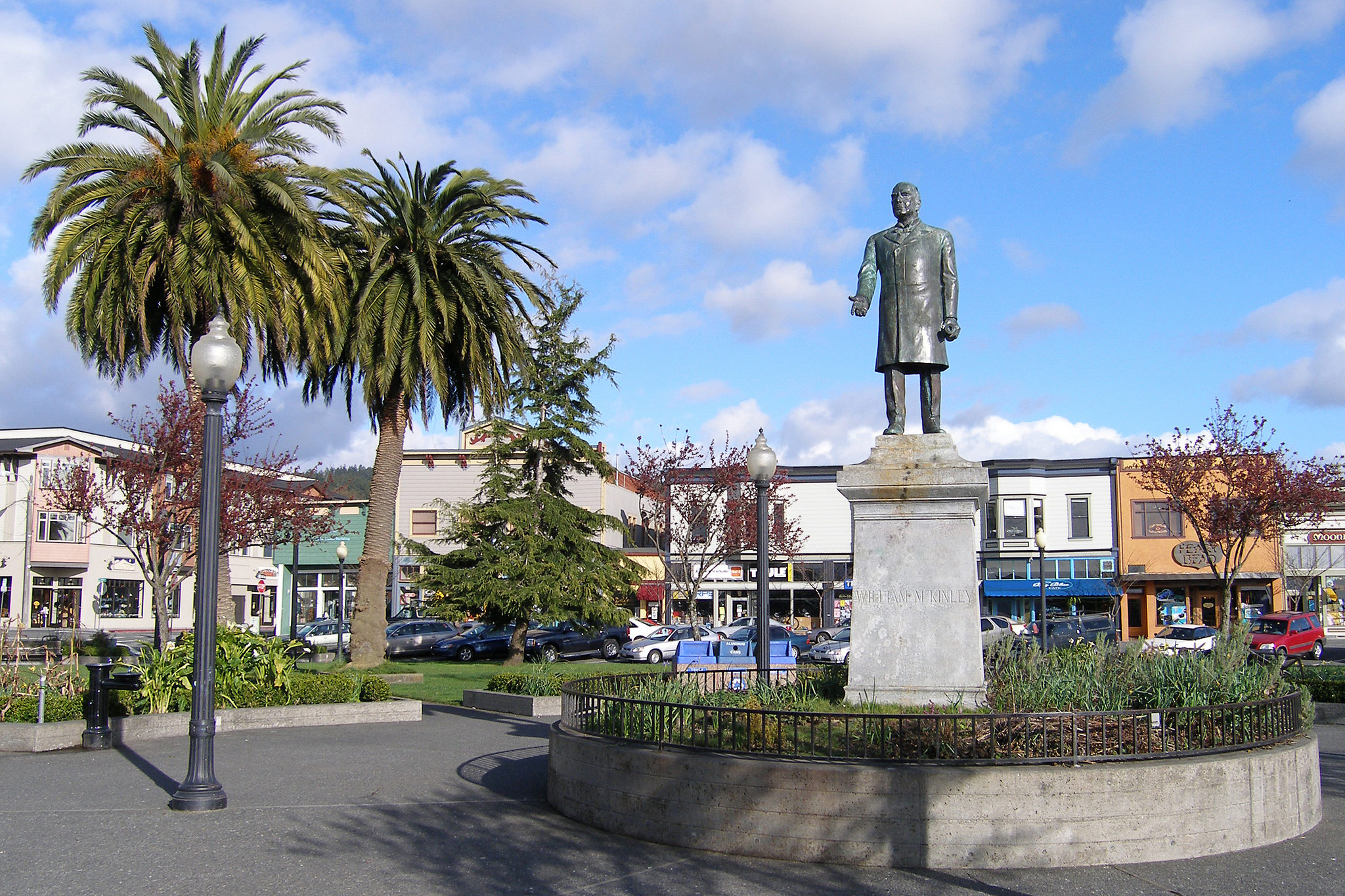 McKinley statue on Arcata Plaza. Photo: J Scott Shannon. CC BY-NC-SA 2.0