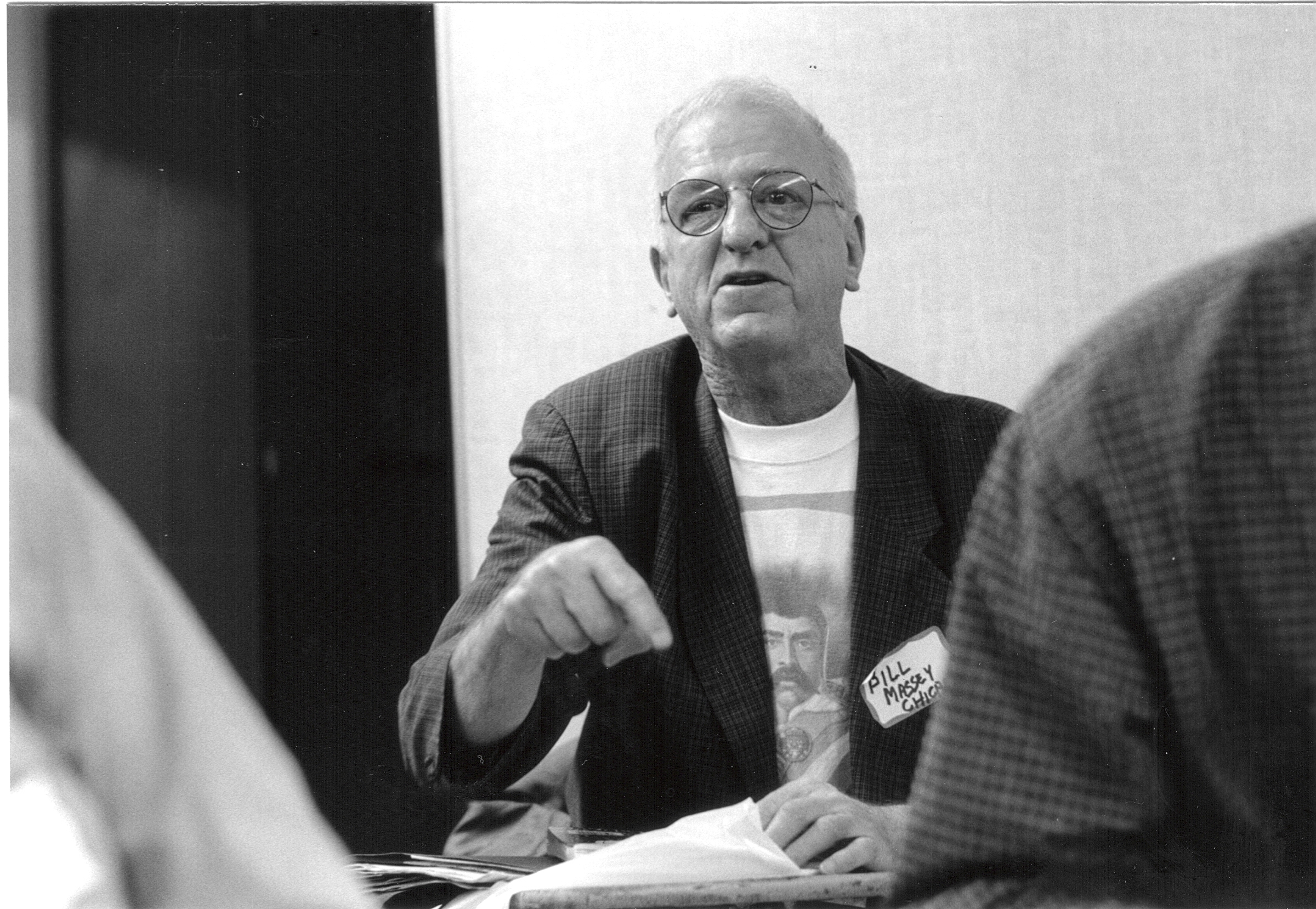 Bill Massey at founding convention of PSL in 2004. Photo: Bill Hackwell