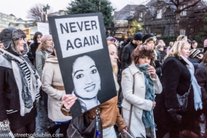 Protest after death of Sarita Halappanavar. Photo: William Murphy from Dublin, Ireland [CC BY-SA 2.0 (https://creativecommons.org/licenses/by-sa/2.0)], via Wikimedia Commons