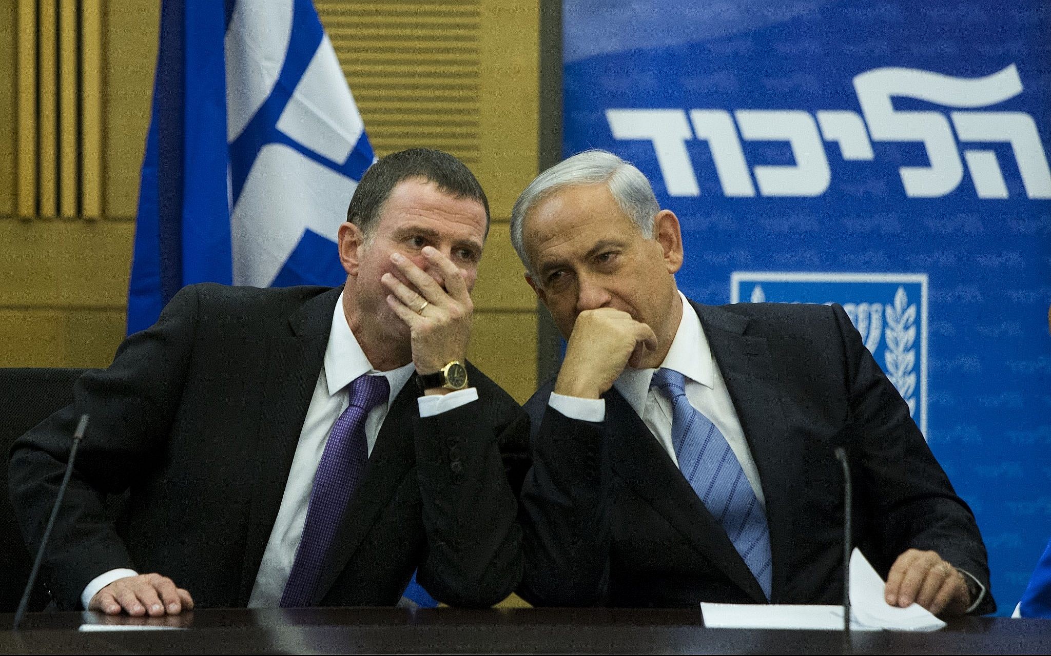 Yuli-Yoel Edelstein and Benjamin Netanyahu