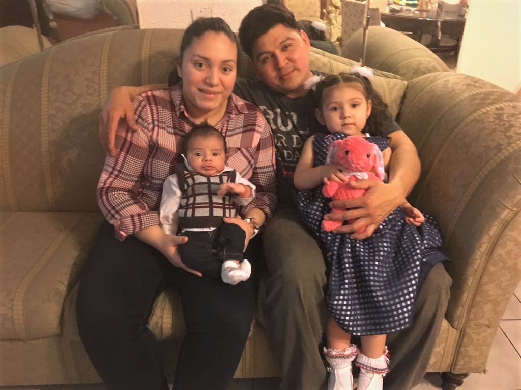 Antonio De Jesus Martinez, Vivian Martinez and their two children. Photo: Martinez family.