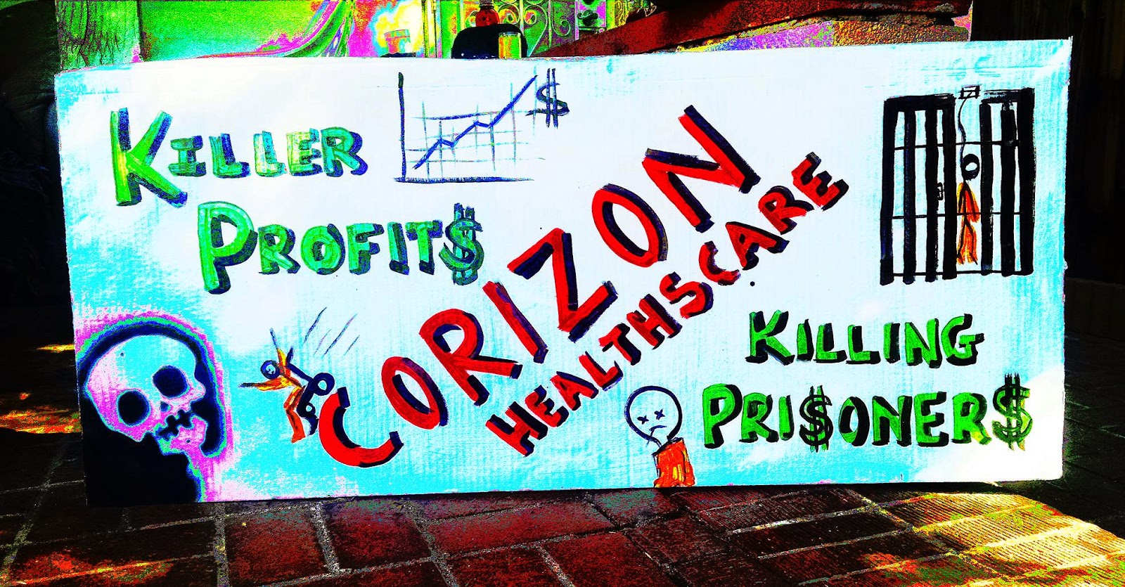 Corizon, una de las compañías más grandes contratadas para proveer atención médica en las prisiones, maximiza las ganancias con el recorte de servicios. Foto: azprisonsurvivorsblogspot.com