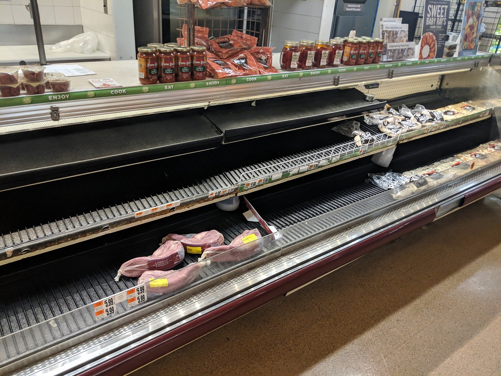Shelves thin and food rots as Shop & Stop strike continues. Liberation Photo: Vanessa Phipps