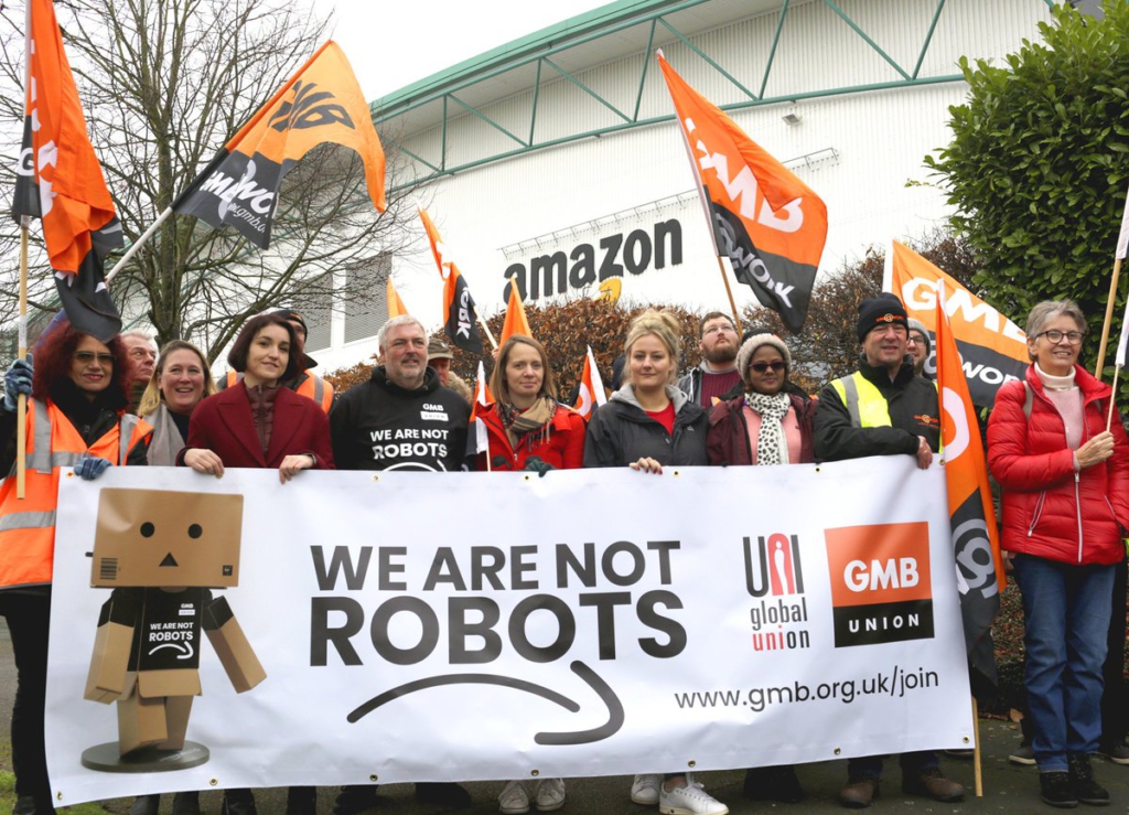 Trabajadores de Amazon: '¡No somos robots!' – Liberation News