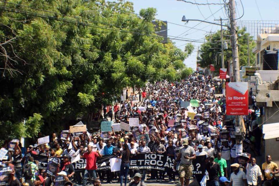 Los manifestantes salen a las calles de Haití. Foto: Wikimedia Commons