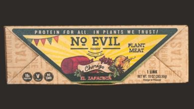 Liberation News Screenshot of No Evil Foods product.