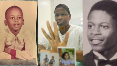 Liberation News collage, images of Rodney Reed