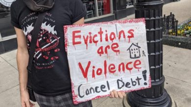Evictions in Milwaukee have been surging since the Supreme Court struck down the CDC eviction moratorium. Photo credit: Milwaukee Autonomous Tenants’ Union