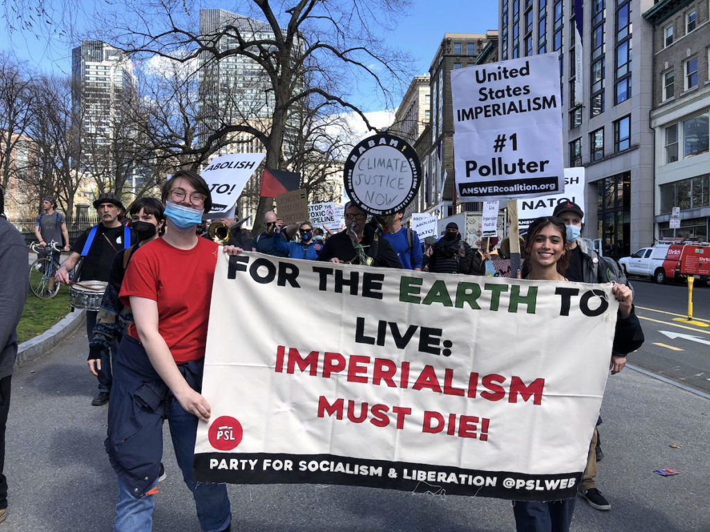 for the earth to live, imperialism must die.
