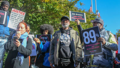 Activists demand closure of Rikers and an end to mass incarceration. Photo credit: VOCAL-NY (CC BY 2.0)