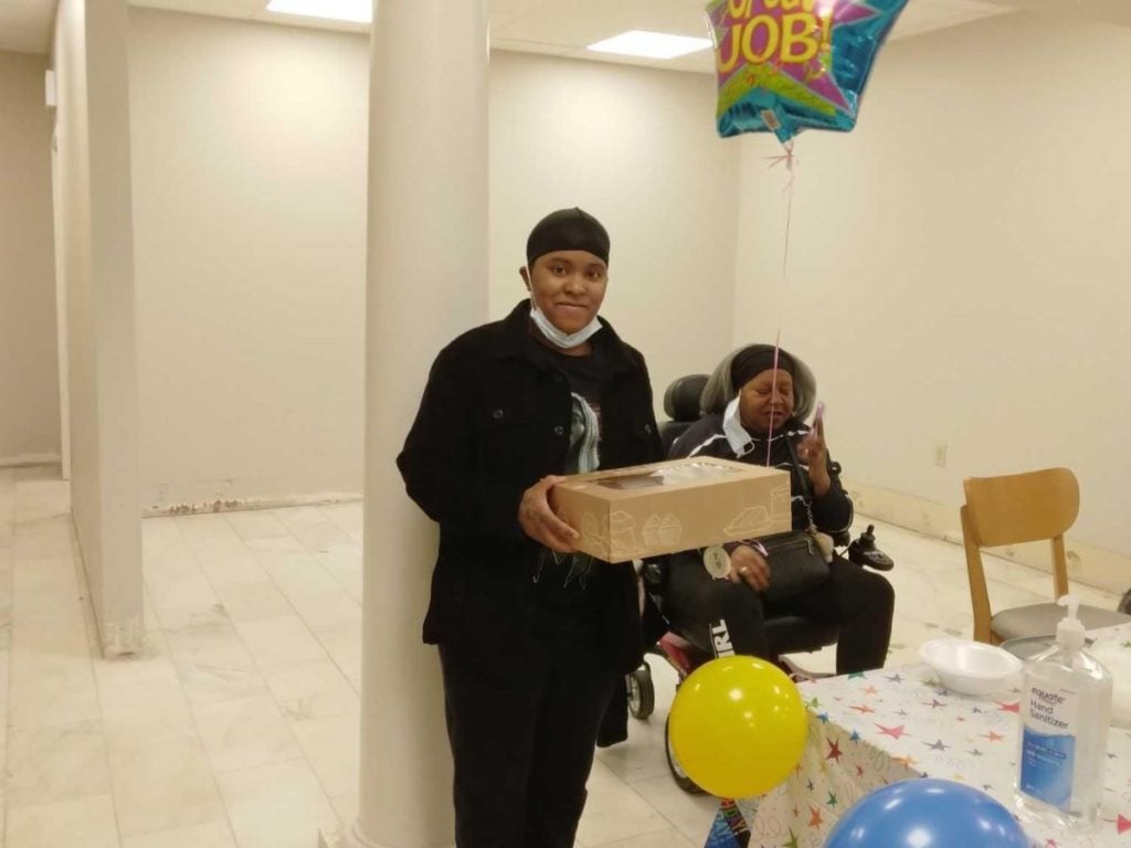 The tenants council hosted a birthday celebration for residents. Photo credit: Winton Manor Tenants Council