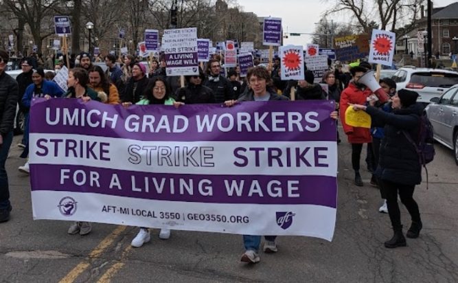 Michigan graduate students strike for living wage – Liberation News